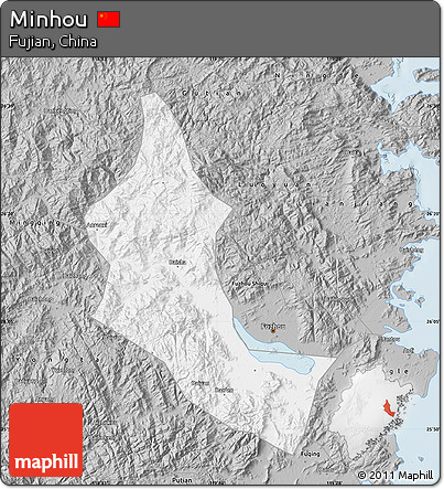 Gray Map of Minhou