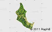 Satellite Map of Minhou, cropped outside