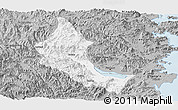 Gray Panoramic Map of Minhou