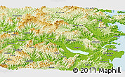Physical Panoramic Map of Minhou