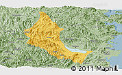 Savanna Style Panoramic Map of Minhou