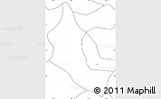 Blank Simple Map of Minhou, no labels