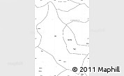 Blank Simple Map of Minhou