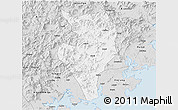 Silver Style 3D Map of Nanan