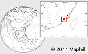 Blank Location Map of Nanan