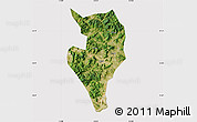 Satellite Map of Nanan, cropped outside