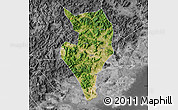 Satellite Map of Nanan, desaturated