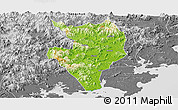 Physical Panoramic Map of Nanan, desaturated