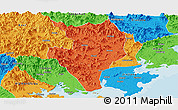 Political Panoramic Map of Nanan