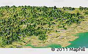 Satellite Panoramic Map of Nanan