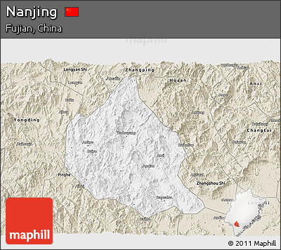 Classic Style 3D Map of Nanjing