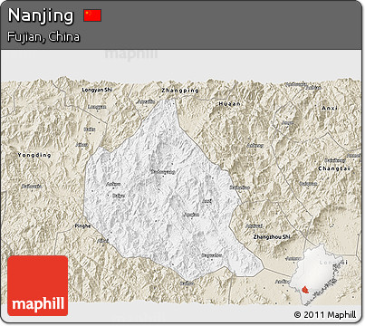 Classic Style 3D Map of Nanjing