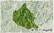 Satellite 3D Map of Nanjing, lighten