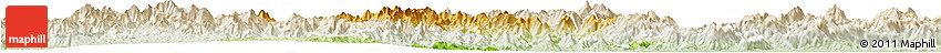 Physical Horizon Map of Nanjing, lighten