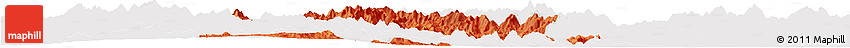 Political Horizon Map of Nanjing, cropped outside