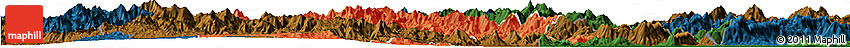 Political Horizon Map of Nanjing, darken