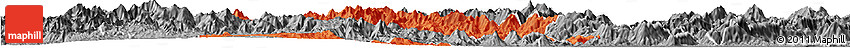 Political Horizon Map of Nanjing, desaturated