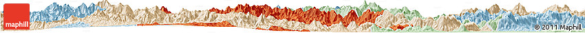 Political Horizon Map of Nanjing, lighten