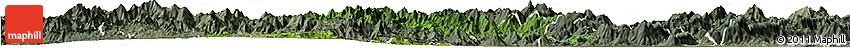 Satellite Horizon Map of Nanjing, semi-desaturated