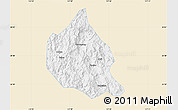 Classic Style Map of Nanjing, single color outside