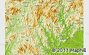 Physical Map of Nanjing