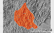 Political Map of Nanjing, desaturated