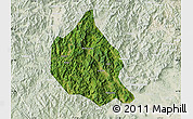 Satellite Map of Nanjing, lighten