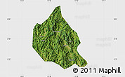 Satellite Map of Nanjing, single color outside
