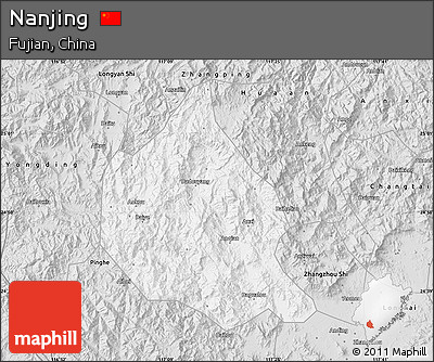 Silver Style Map of Nanjing