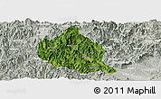 Satellite Panoramic Map of Nanjing, lighten, semi-desaturated