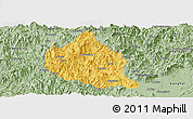 Savanna Style Panoramic Map of Nanjing