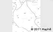 Blank Simple Map of Nanjing