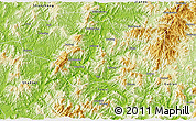 Physical 3D Map of Nanping Shi