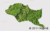 Satellite 3D Map of Nanping Shi, cropped outside