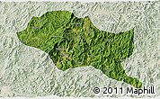 Satellite 3D Map of Nanping Shi, lighten