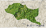 Satellite 3D Map of Nanping Shi, shaded relief outside