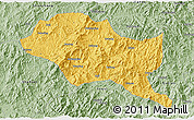 Savanna Style 3D Map of Nanping Shi