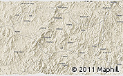 Shaded Relief 3D Map of Nanping Shi