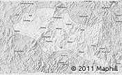 Silver Style 3D Map of Nanping Shi