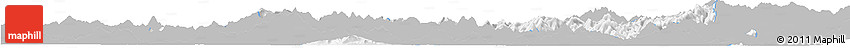 Gray Horizon Map of Nanping Shi, single color outside