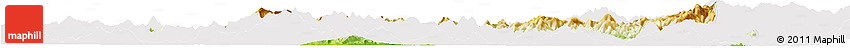 Physical Horizon Map of Nanping Shi, cropped outside
