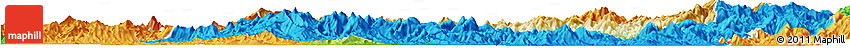 Physical Horizon Map of Nanping Shi, political outside