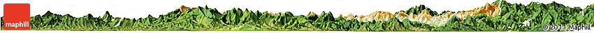 Physical Horizon Map of Nanping Shi, satellite outside