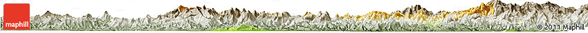 Physical Horizon Map of Nanping Shi, semi-desaturated