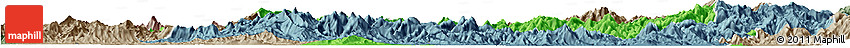 Political Horizon Map of Nanping Shi, semi-desaturated