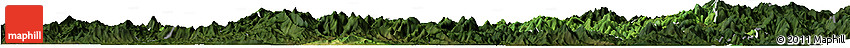 Satellite Horizon Map of Nanping Shi, darken
