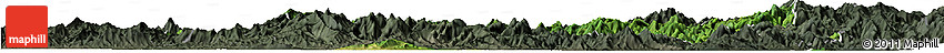 Satellite Horizon Map of Nanping Shi, darken, semi-desaturated