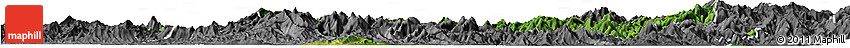 Satellite Horizon Map of Nanping Shi, desaturated