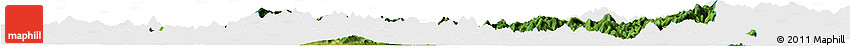 Satellite Horizon Map of Nanping Shi, single color outside