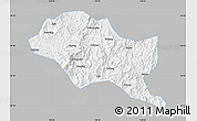 Gray Map of Nanping Shi, single color outside